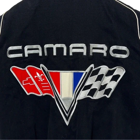 JH Design Mens Vintage Camaro Jacket - Picture 8 of 8
